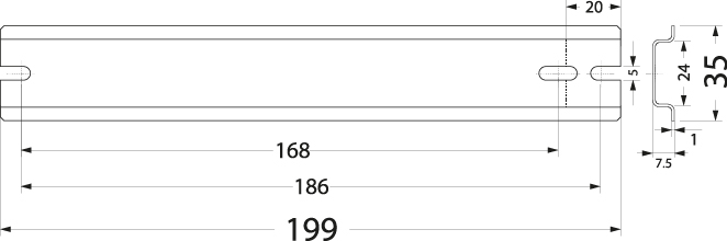 Bracket WTH 13/TH35/199