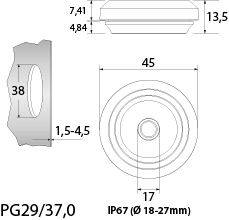 Multigate TSS PG29/37.0, black