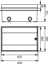 Hermetic distribution board RHp-18