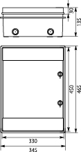 Hermetic distribution board RHp-24