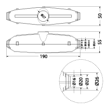 Cable Joint MM11, Ø16-26mm, 200ml Resin, Insulation Tape, GELEBOX