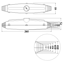 Cable Joint MM12, Ø16-34mm, 390ml Resin, Insulation Tape, GELEBOX