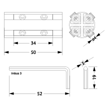 Cable connector for GELEBOX - ZKMZGEL146, 4x1.5-6mm², with key
