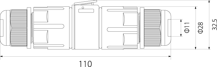 Cable Connector SZPNL 293 3x1.5, 250V, 16A, IP68