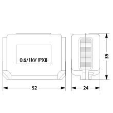 Push-in wire connectors PC 253 (3 wires)