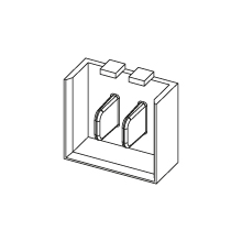 End Cap for current rail Z-10/16/3F, Way cross-section: 10/16