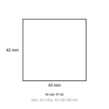 Listwa ze złączem z zaciskami śrubowymi LZS 42, 2 x (42 x 10mm²), 305mm