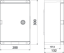 Enclosure UNI PRO 1/T IP67 200×300×130 transparent