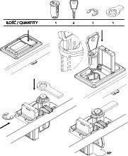 Zamek Metalowy do rozdzielnicy RPDMz, IDEA Line