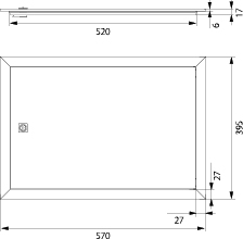 Drzwi z ramą aluminiowe lakierowane DR48 do Rozdzielnicy Podtynkowej DARP-48, kolor: biały