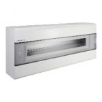 Surface Distribution Board SRn-24/1, N+PE (1x24) IP40, transparent door