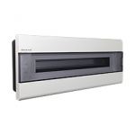 Surface Distribution Board SRp-24/1, N+PE (1x24) IP40, transparent doors