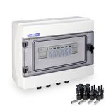 Rozdzielnica Fotowoltaiczna Natynkowa RH-12 PVx2, kolor: biały, Ucpv: 1000VDC, T1+T2, MC4, IP65