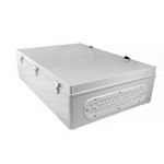 Obudowa z tworzywa UNIbox Uni-3/PM, panel membranowy P-MB-51, płyta montażowa,  uchwyty do montażu naściennego, IP65, IK07