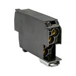 Distribution block SDB-25/CZA, 100A, 240/415V, 6kV, TH35, 8(4+4), color: black