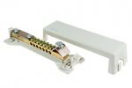 Equipotential Bonding BarSZW (with terminal cover) to flat surfaces, colour: gray