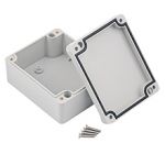 Hermetic Box PHP-54, with cast gasket, lid on screws, gray, IP67