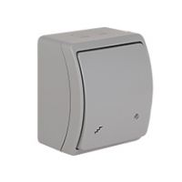  - Two-Way Switch With Illumination VW-3L, screwless terminals, IP44