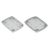 - Hermetic Box PHP-124, with cast gasket, lid on screws, gray, IP67