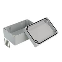  - Hermetic Box PHP-57, with cast gasket, lid on screws, gray, IP67