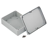  - Hermetic Box PHP-90, with cast gasket, lid on screws, gray, IP67