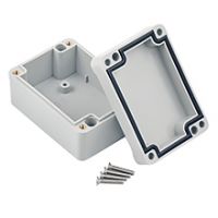  - Hermetic Box PHP-96, with cast gasket, lid on screws, gray, IP67