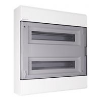  - Surface Distribution Board SRn-36/2, N+PE (2x18), IP40, transparent door