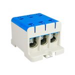 Connector WLZ35/3x95/n, color: blue, TH35