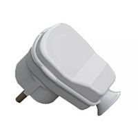 Plugs and sockets 230V - Angle plug AWA-5 white