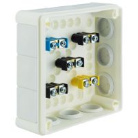 VP, V Boxes - White colour - Installation Box VP-51 With terminals, 4-screw Lid, IP55