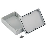 Industrial Hermetic Boxes PHP - Hermetic Box PHP-74, with cast gasket, lid on screws, gray, IP67