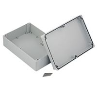 Industrial Hermetic Boxes PHP - Hermetic Box PHP-95, with cast gasket, lid on screws, gray, IP67