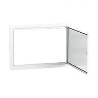 DARP Accessories - Lacquered aluminium door with frame DR48 for Flush Distributrion Board DARP-48, color: white