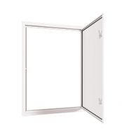 DARP Accessories - Lacquered aluminium door with frame DR120 for Flush Distributrion Board DARP-120, color: white