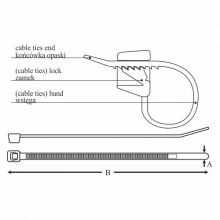 Cable tie OZN 25-120 *new